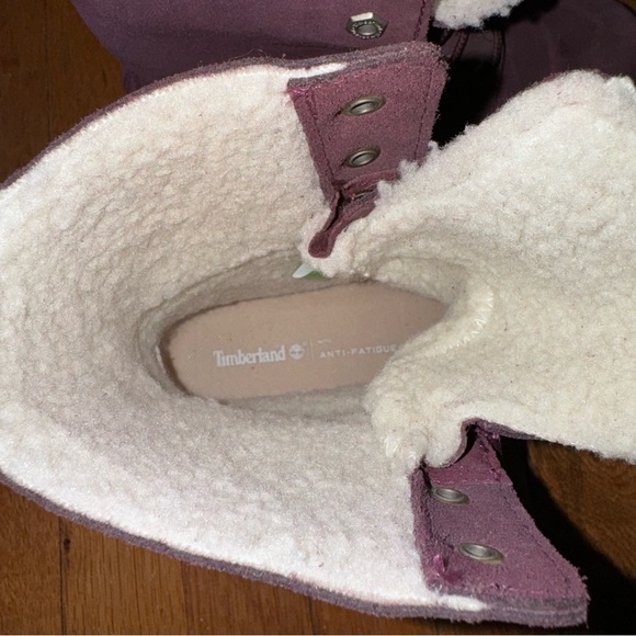 Timberland Womens Jayne Fleece Fold-Down Boot - Picture 4 of 5